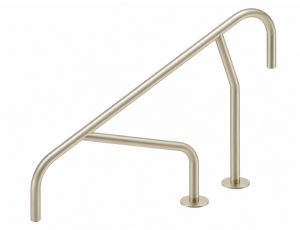 Barandillas piscina Eros elite en acero inoxidable Aisi 316L SUNLIT GOLD Flexinox