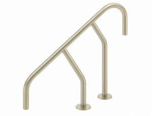 Barandillas piscina Taurus elite en acero inoxidable Aisi 316L SUNLIT GOLD Flexinox