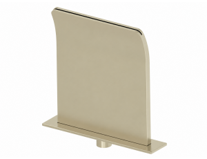 Cascada para piscina Frame Ground Sunlit Gold en acero inoxidabe Aisi 316L Flexinox