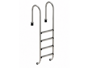 Escalera piscina muro en acero inoxidable AISI 316L Gre peldaños