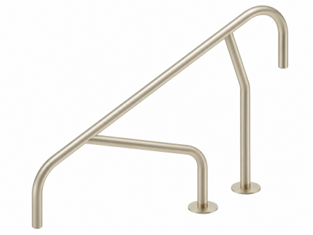 Barandillas piscina Eros elite en acero inoxidable Aisi 316L SUNLIT GOLD Flexinox