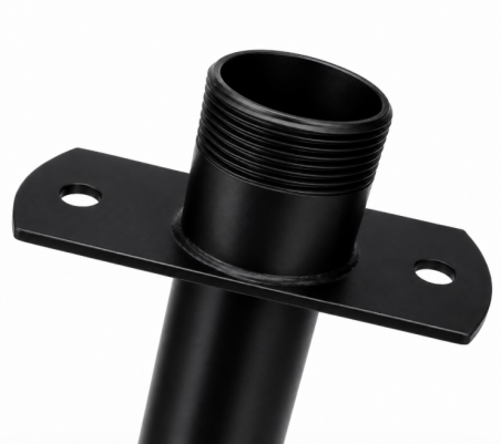 Cañón para piscina Tahiti en acero inoxidable Nero acabado negro mate Aisi 316L Flexinox