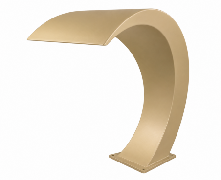 Cascada para piscinas Bali mate  en acero inoxidable Aisi 316L Elite sunlit gold  Flexinox