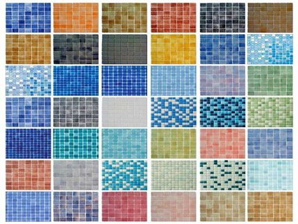 Material para el revestimiento de la piscina