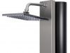 Ducha Solar piscina Square Gris Aluminio 40 Litros CRM