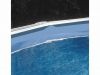 Liner azul para piscina ovalada Gre 40/100 - Altura 120 - Sistema colgante