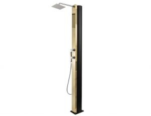 Ducha Solar piscina Bora Luxe Gold Mirror AISI 304 40 litros CRM