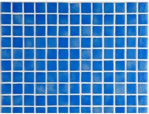 Gresite para piscina azul niebla liso Z2 25 x 25 mm