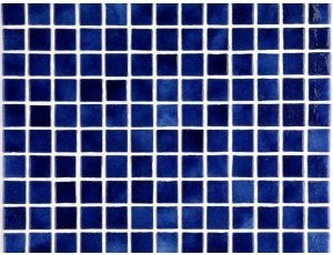 Gresite para piscinas Azul niebla oscuro Z17 50 x 50 mm