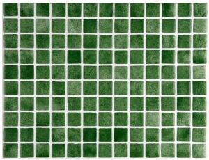 Gresite para piscinas verde niebla natur Z4 25 x 25 mm