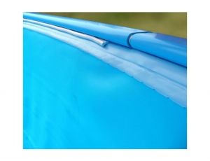 Liner azul para piscina ovalada Gre 60/100 - Altura 120 - Sistema Beaded