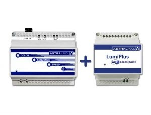 Punto de acceso WIFI + Modulador Lumiplus para focos RGB Astralpool