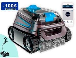 robot limpiafondos piscina Zodiac CNX 40 iQ fondo, paredes y línea de flotación