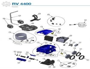 Recambios Robot limpiafondos Zodiac RV4400