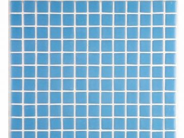 Gresite para piscinas azul liso 25 x 25 mm