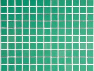 Gresite para piscinas azul verdoso liso 25 x 25 mm