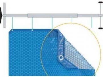 Manta térmica solar recortable piscina