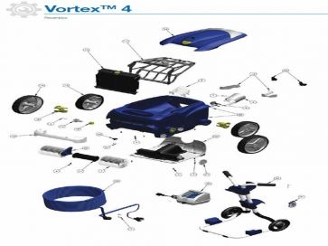 Recambios Robot limpiafondos eléctrico Vortex 4 Zodiac