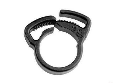 Abrazadera tubo 16-18 Ø para riego por goteo