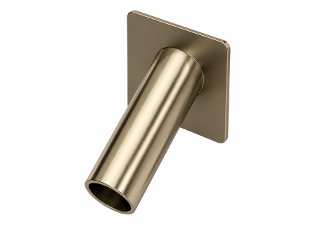 Cañón de pared Kai Sunlit Gold en acero inoxidable Aisi 316-L Flexinox