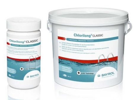 Chlorilong Classic pastillas de cloro 250 g Bayrol sin bórico
