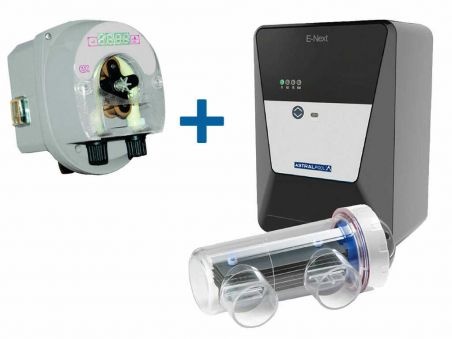 clorador salino piscina E-Next ASTRALPOOL bomba dosificadora ph E-Series CTX CERTIKIN