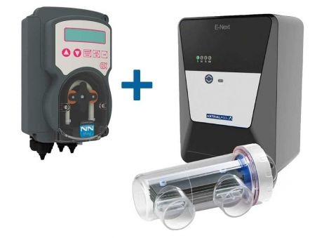 clorador salino piscina E-Next ASTRALPOOL bomba dosificadora ph Mypool 2 CTX CERTIKIN