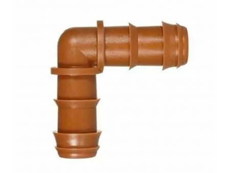 Codo dentada 90º para riego por goteo