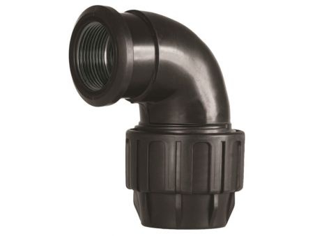 Codo Polietileno 90º mixto rosca hembra Standard Cepex