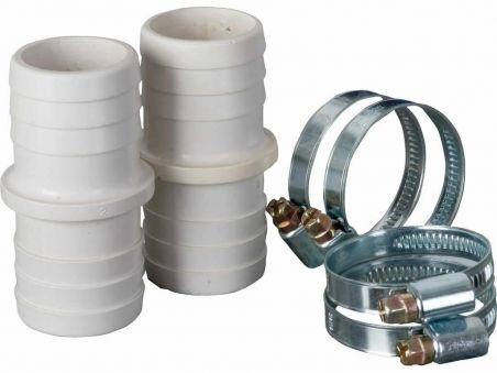 Conectores de unión para manguera de limpiafondos para piscina Ø 38 / Ø 32 mm Gre