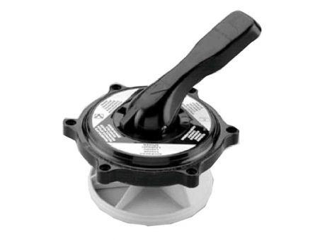 Cuerpo superior válvula selectora Astralpool negra con tornillos