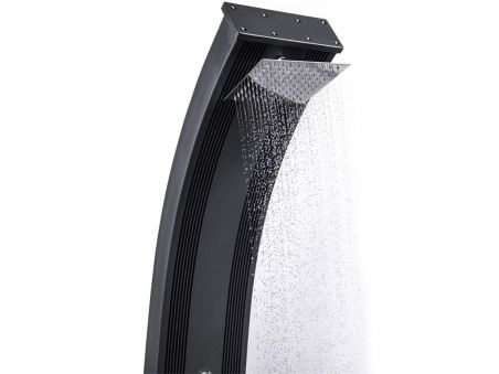 Ducha Solar Hibrida Dada Curve color Antracita 40 litros Formidra