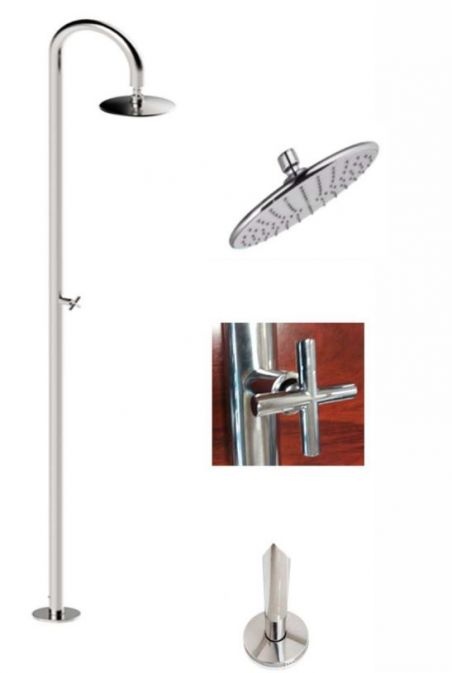 Ducha piscina Marina Flexinox acero inoxidable AISI 304