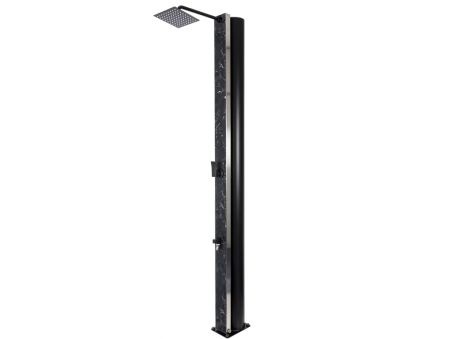 Ducha Solar piscina Atlas Glass Black Jasper 40 litros CRM