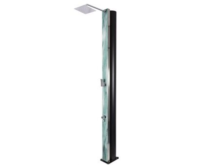 Ducha Solar piscina Atlas Glass Turquoise Marble 40 litros CRM