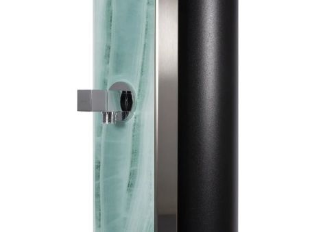 Ducha Solar piscina Atlas Glass Turquoise Marble 40 litros CRM