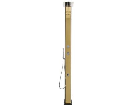 Ducha Solar piscina Bora Luxe Gold Mirror AISI 304 40 litros CRM