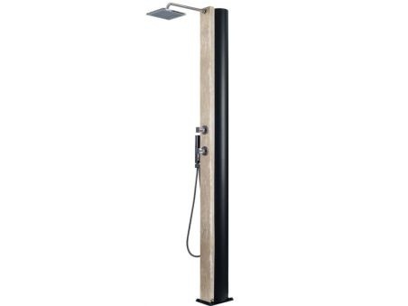 Ducha Solar piscina Bora Stone Navona Travertine 40 litros CRM