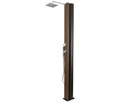 Ducha Solar piscina Bora Wood Teak 40 litros CRM