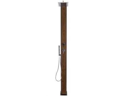 Ducha Solar piscina Bora Wood Teak 40 litros CRM