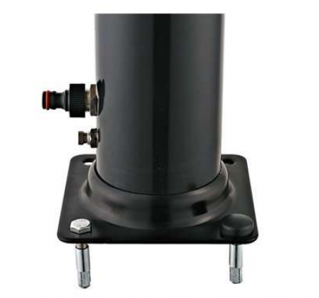 Ducha solar PVC Curvada negra Gre