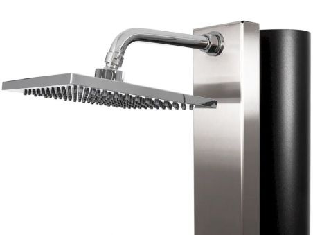 Ducha Solar piscina Square Acero Inox AISI 304 40 Litros CRM
