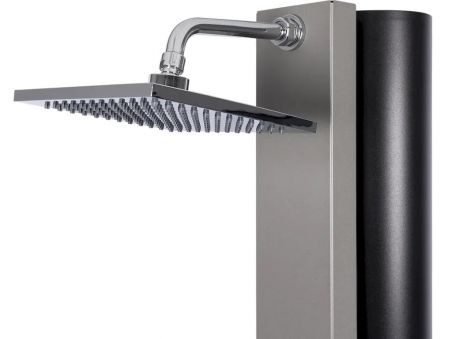 Ducha Solar piscina Square Gris Aluminio 40 Litros CRM