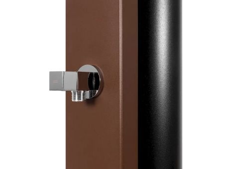 Ducha Solar piscina Square Marron 40 Litros CRM