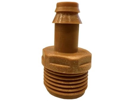 Adaptador macho 3/4 para sistema de riego por goteo