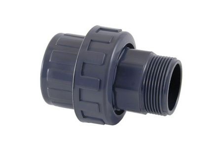 Enlaces 3 piezas PVC m/h mixto encolar y roscar para piscinas Cepex