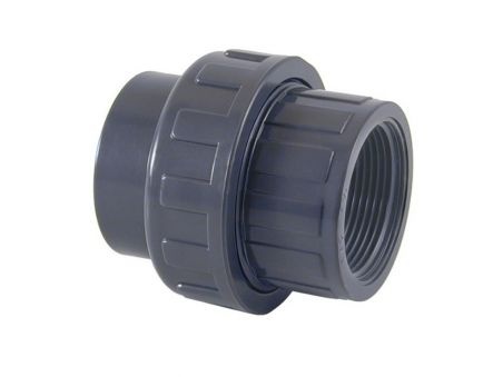 Enlace 3 piezas PVC mixto encolar y roscar hembra para piscinas Cepex
