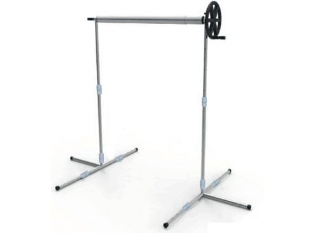 Enrollador manual Pro para manta solar de piscina elevada