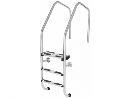 escalera piscina arco especial overflow acero inoxidable aisi 316 FLEXINOX
