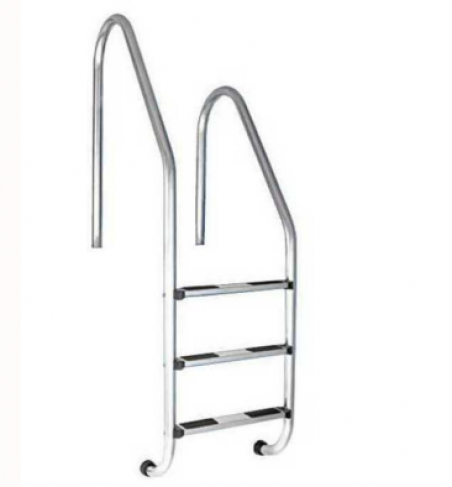 Escalera piscina asimétrica Flexinox en acero inoxidable Aisi-316